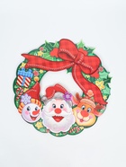 УЦЕНКА Плакат на стену «Новогодние» венок, Дед Мороз, 38×38 см - Фото 4