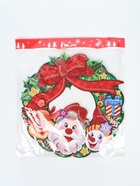 УЦЕНКА Плакат на стену «Новогодние» венок, Дед Мороз, 38×38 см - Фото 7