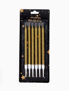 Свечи для торта «Твой день», 6 шт, золото  (артикул 10959792)  большой выбор товаров оптом и в розницу по низким ценам с доставкой