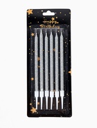 Свечи для торта «Твой день», 6 шт, серебро  (артикул 10959793)  большой выбор товаров оптом и в розницу по низким ценам с доставкой