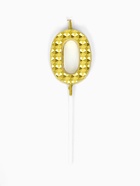 Свеча для торта «Элемент», цифра 0, золотая  (артикул 10959794)  большой выбор товаров оптом и в розницу по низким ценам с доставкой