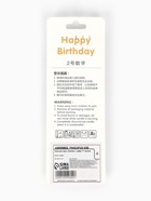 Свеча для торта «Элемент», цифра 7, золотая  (артикул 10959802)  большой выбор товаров оптом и в розницу по низким ценам с доставкой