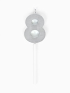 Свеча для торта «Элемент», цифра 8, серебро  (артикул 10959814)  большой выбор товаров оптом и в розницу по низким ценам с доставкой