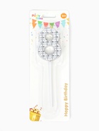 Свеча для торта «Элемент», цифра 8, серебро  (артикул 10959814)  большой выбор товаров оптом и в розницу по низким ценам с доставкой