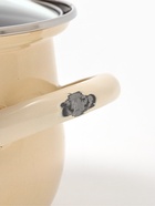 УЦЕНКА Кастрюля эмалированная «Сомелье», 3 л, d=23.1 см, с крышкой, слоновая, кости - Фото 2