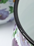 УЦЕНКА Набор кастрюль №10 (4 л, 5.5 л) белый «Анютины глазки» - Фото 4