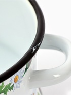 УЦЕНКА Набор кастрюль №10 (4 л, 5.5 л) белый «Анютины глазки» - Фото 5