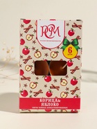 Набор свечей ароматических чайных «Корица-яблоко», 6 шт.  (артикул 11003993)  большой выбор товаров оптом и в розницу по низким ценам с доставкой