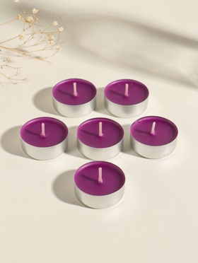 Набор свечей ароматических чайных «Монпансье», 6 шт.  (артикул 11003994)  большой выбор товаров оптом и в розницу по низким ценам с доставкой