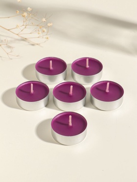 Набор свечей ароматических чайных «Тосканский виноград», 6 шт.  (артикул 11003996)  большой выбор товаров оптом и в розницу по низким ценам с доставкой