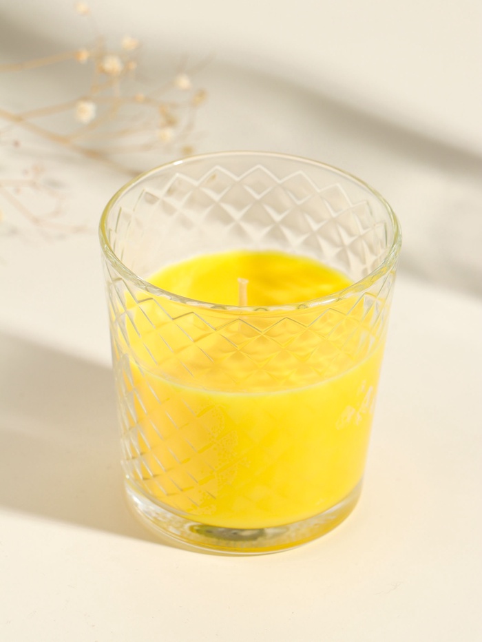 Ароматическая свеча в стакане «Ананас и имбирь», 8×8.5 см, 30 ч