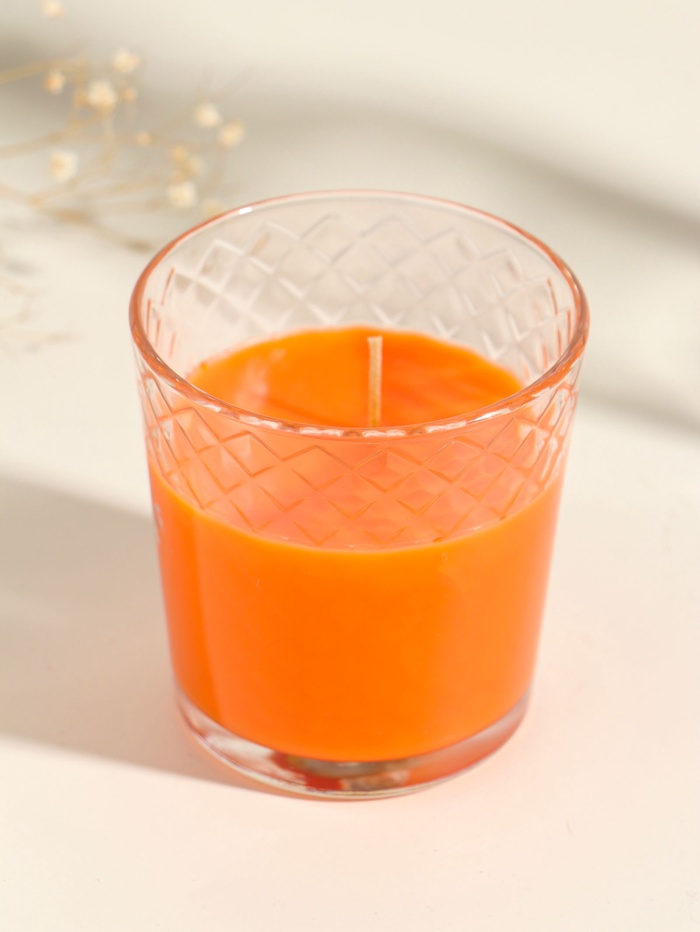 Ароматическая свеча в стакане «Папайя и драгонфрукт», 8×8.5 см, 30 ч