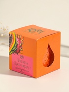 Ароматическая свеча в стакане «Папайя и драгонфрукт», 8×8.5 см, 30 ч  (артикул 11004012)  большой выбор товаров оптом и в розницу по низким ценам с доставкой