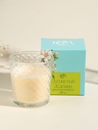 Ароматическая свеча в стакане «Душистый жасмин», 8×8.5 см, 30 ч  (артикул 11004015)  большой выбор товаров оптом и в розницу по низким ценам с доставкой