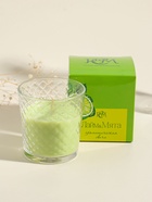 Ароматическая свеча в стакане «Лайм и мята», 8×8.5 см, 30 ч  (артикул 11004018)  большой выбор товаров оптом и в розницу по низким ценам с доставкой