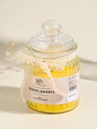 Ароматическая свеча в банке «Ананас и имбирь», 180 г, 45 ч  (артикул 11004024)  большой выбор товаров оптом и в розницу по низким ценам с доставкой