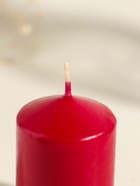 Набор: свеча - цилиндр «Интерьерный», 4 шт., 6×4 см, 10 ч, бордовый  (артикул 11004027)  большой выбор товаров оптом и в розницу по низким ценам с доставкой