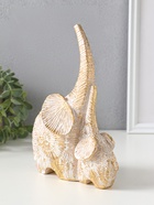 Фигура полистоун «Слон со слонёнком. Золотые круги», 15×7×20.5 см  (артикул 10875761)  большой выбор товаров оптом и в розницу по низким ценам с доставкой