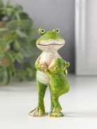Фигурка полистоун «Лягушонок с малышом - возьми на ручки», 4×3.5×9 см  (артикул 10915752)  большой выбор товаров оптом и в розницу по низким ценам с доставкой