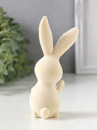 Фигурка полистоун, флок «Весёлый заяц - Привет!», 5×5×11.5 см  (артикул 10915754)  большой выбор товаров оптом и в розницу по низким ценам с доставкой