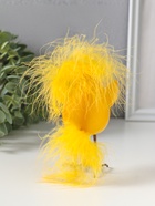 Фигурка полистоун «Цыплёнок с хохолком, с цветочком», 6.5×5×11.5 см  (артикул 10915771)  большой выбор товаров оптом и в розницу по низким ценам с доставкой