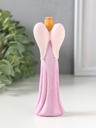 Фигурка полистоун «Девушка-ангел в розовом платье усыпанном цветами», 4×3.5×13 см  (артикул 10915774)  большой выбор товаров оптом и в розницу по низким ценам с доставкой