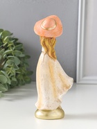 Фигурка полистоун «Девочка в широкополой шляпке», 6×4.2×16.5 см  (артикул 10915775)  большой выбор товаров оптом и в розницу по низким ценам с доставкой