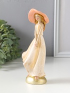 Фигурка полистоун «Девочка в широкополой шляпке», 6×4.2×16.5 см  (артикул 10915775)  большой выбор товаров оптом и в розницу по низким ценам с доставкой