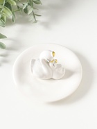 Фигурка - подставка для колец «Лебедь с малышом», керамика, белая, 10×10×7 см  (артикул 10925439)  большой выбор товаров оптом и в розницу по низким ценам с доставкой