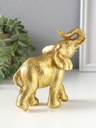 Фигурка полистоун «Золотой слон», 12×5.6×15.5 см  (артикул 10928573)  большой выбор товаров оптом и в розницу по низким ценам с доставкой