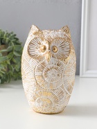 Фигурка полистоун «Филин. Золотые круги», 10×10×15.5 см  (артикул 10928576)  большой выбор товаров оптом и в розницу по низким ценам с доставкой