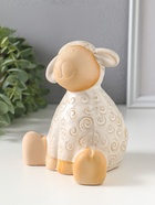 Копилка для денег керамика «Кудрявый барашек», беж, 11.6×11.2×13.4 см  (артикул 10925443)  большой выбор товаров оптом и в розницу по низким ценам с доставкой