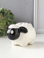Копилка для денег керамика «Черноносая овечка», 12.6×9.2×7.6 см  (артикул 10925448)  большой выбор товаров оптом и в розницу по низким ценам с доставкой