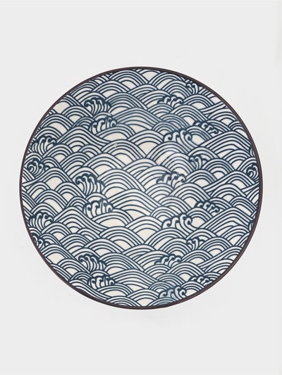 Тарелки глубокие Доляна Japan, набор 4 шт., 1.2 л, d=20 см, h=8 шт., фарфор, белые