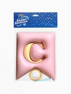 Гирлянда-флажки «С Днем Рождения», 3D эффект, 500 см  (артикул 11001616)  большой выбор товаров оптом и в розницу по низким ценам с доставкой