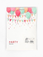 Гирлянда-флажки, серебро с блёстками, 500 см  (артикул 11001618)  большой выбор товаров оптом и в розницу по низким ценам с доставкой