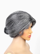 Парик карнавальный «Старушка», седые волосы, 140 г  (артикул 11001621)  большой выбор товаров оптом и в розницу по низким ценам с доставкой