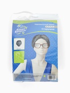 Парик карнавальный «Старушка», седые волосы, 140 г  (артикул 11001621)  большой выбор товаров оптом и в розницу по низким ценам с доставкой