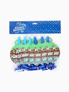 Карнавальные язычки «Пиксели», 11 см, 6 шт. - Фото 6