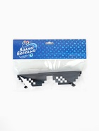 Карнавальные очки «Пиксели», чёрный цвет  (артикул 11001632)  большой выбор товаров оптом и в розницу по низким ценам с доставкой