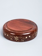 УЦЕНКА Чаша «Стебель» 17.5×17.5×5 см, дерево шишам - Фото 4