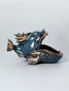 УЦЕНКА Подставка для мелочей «Пиранья» синяя, 18×28×16 см - Фото 5