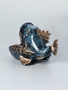 УЦЕНКА Подставка для мелочей «Пиранья» синяя, 18×28×16 см - Фото 6