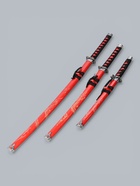 УЦЕНКА Сув. изделие катаны 3в1 на подставке, ножны дерево, дракон красные 54/81/100 см - Фото 7