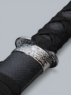 УЦЕНКА Сув. изделие катаны 3в1 на подставке, ножны кожзам, рептилия черная 47/70/89см - Фото 7