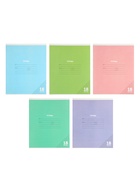 Тетрадь 18 листов в клетку КПК «Пастель», 5 В МИКС - Фото 1