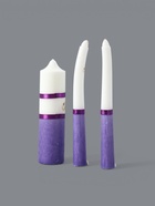 УЦЕНКА Набор свадебных свечей «Совет да любовь» фиолетовый: родительские 1.8×17.5; очаг 4×13.5 - Фото 6