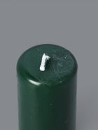 УЦЕНКА Свеча - цилиндр, 4х9 см, 11 ч, 90 г, темно-зеленая - Фото 3
