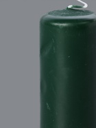 УЦЕНКА Свеча - цилиндр, 4х9 см, 11 ч, 90 г, темно-зеленая - Фото 4