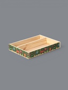 УЦЕНКА Ящик-кашпо подарочный "Новогодние шары", 2 отдела, 25,5×20×5 см - Фото 2